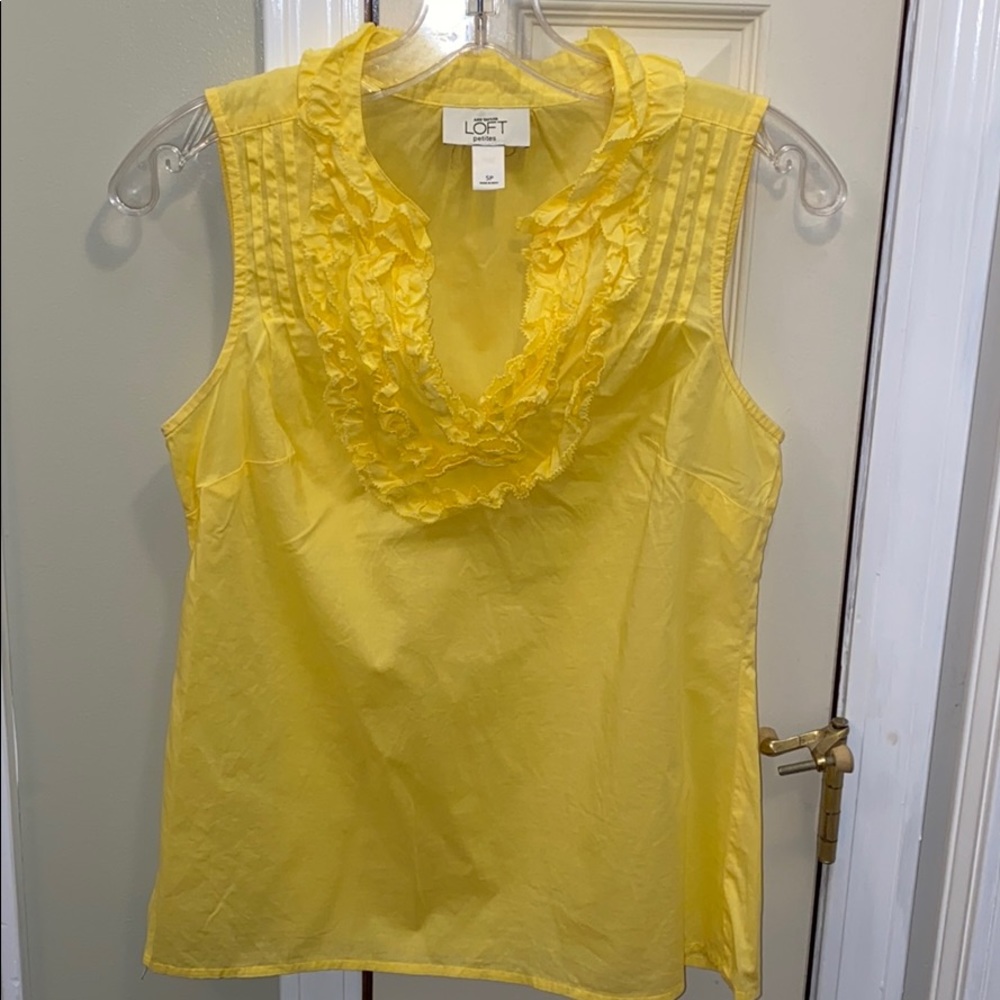 LOFT - Yellow Tank Top